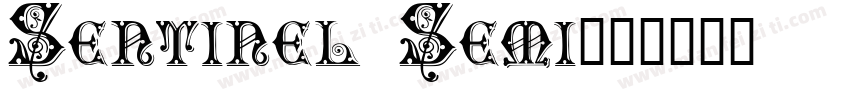 Sentinel Semi字体转换
